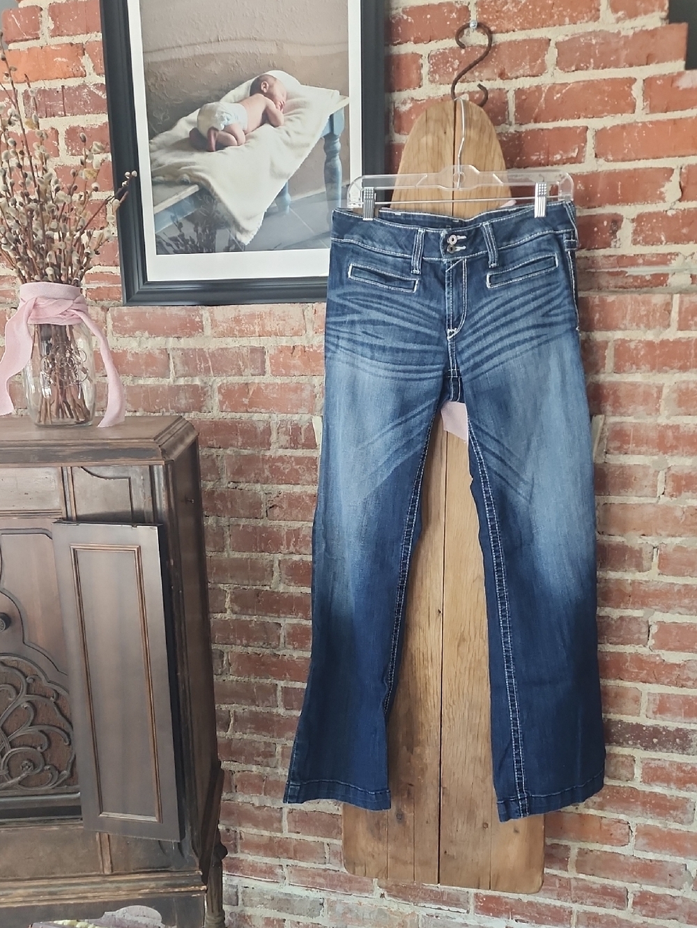 Ariat Women's Medium Blue Trouser Jeans